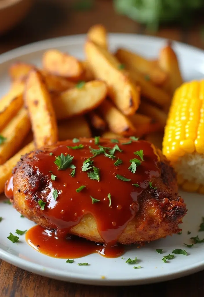 26 Air Fryer Grilled Chicken Recipes That Stay Juicy Every Time - 10. Barbecue Ranch Chicken