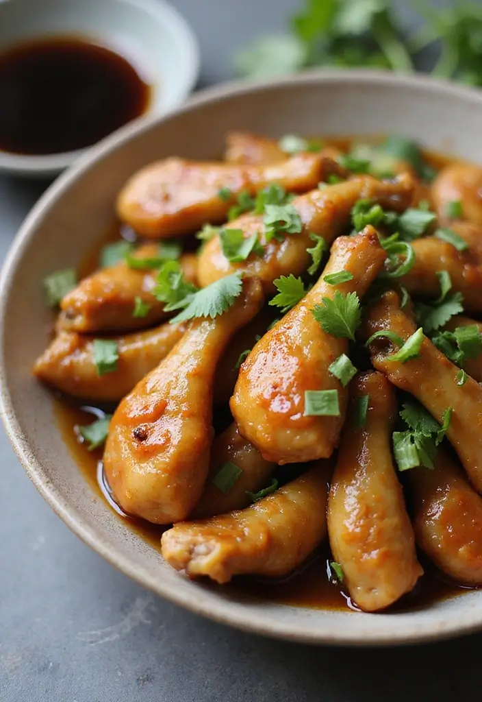 26 Chicken Feet Recipes: Easy and Flavorful for First-Timers - 10. Chicken Feet with Ginger and Scallion Sauce