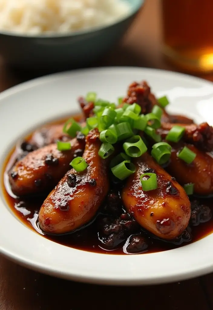 26 Chicken Feet Recipes: Easy and Flavorful for First-Timers - 16. Chicken Feet with Black Bean Sauce