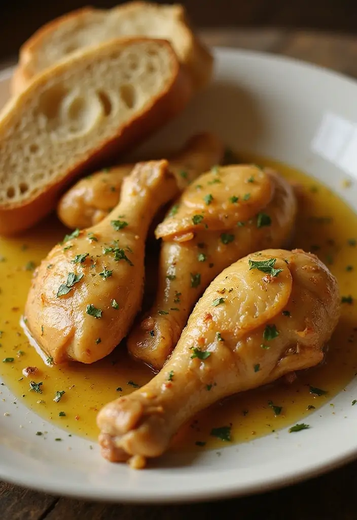 26 Chicken Feet Recipes: Easy and Flavorful for First-Timers - 19. Chicken Feet with Lemon Garlic Butter