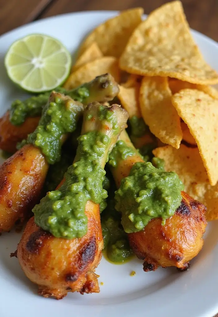 26 Chicken Feet Recipes: Easy and Flavorful for First-Timers - 21. Chicken Feet with Salsa Verde