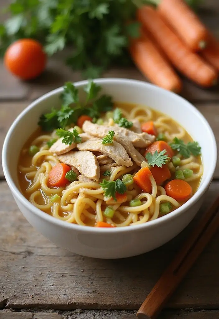 26 Chicken Soup Slow Cooker Recipes That Simmer to Perfection - 1. Classic Chicken Noodle Soup