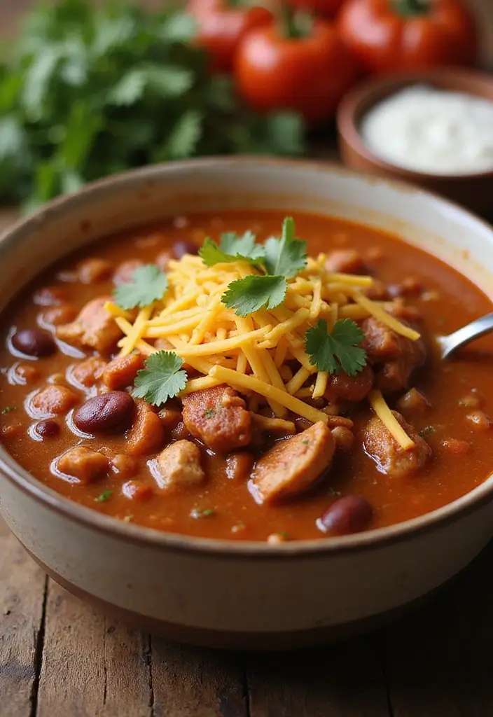 26 Chicken Soup Slow Cooker Recipes That Simmer to Perfection - 11. Chicken Chili Soup