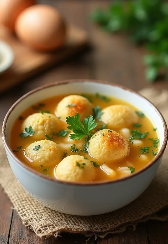 26 Chicken Soup Slow Cooker Recipes That Simmer to Perfection - 12. Chicken Matzo Ball Soup