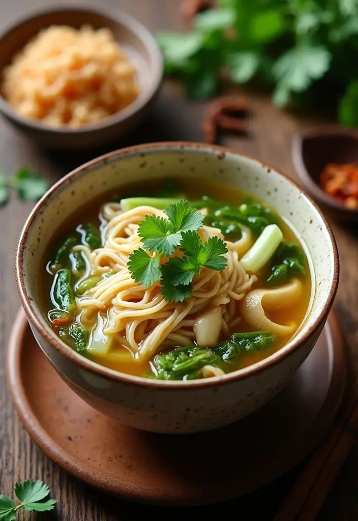 26 Chicken Soup Slow Cooker Recipes That Simmer to Perfection - 13. Asian Chicken Soup with Noodles