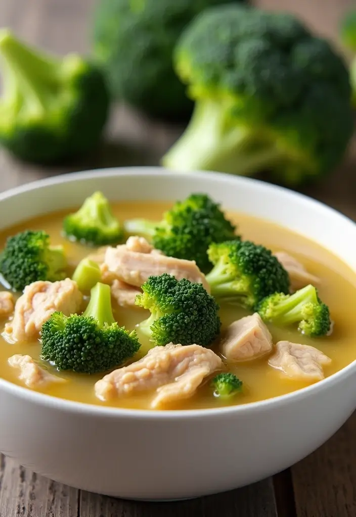 26 Chicken Soup Slow Cooker Recipes That Simmer to Perfection - 20. Chicken and Broccoli Soup