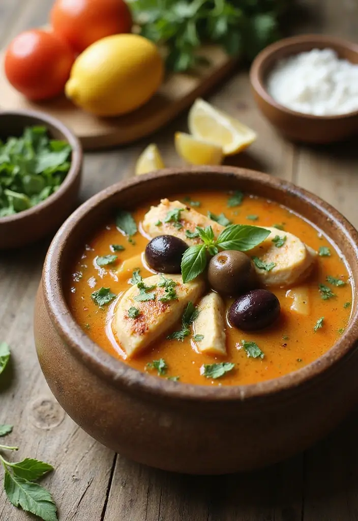 26 Chicken Soup Slow Cooker Recipes That Simmer to Perfection - 7. Mediterranean Chicken Soup