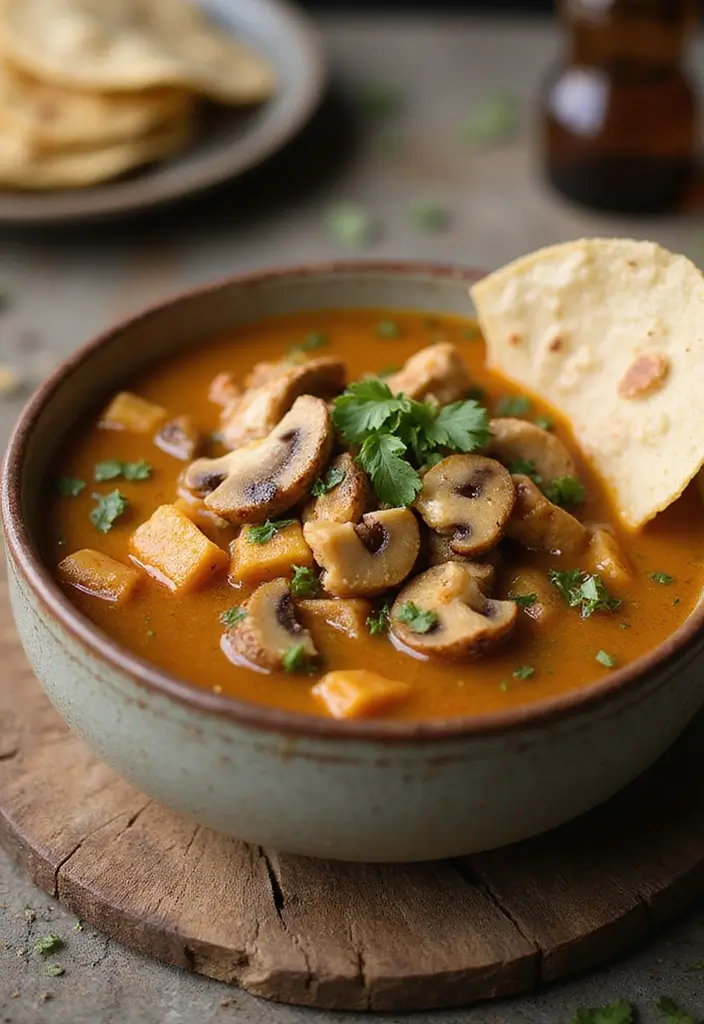 27 Chicken Tortilla Soup Instant Pot Recipes That Are Creamy & Easy - 17. Instant Pot Chicken Tortilla Soup with Mushrooms