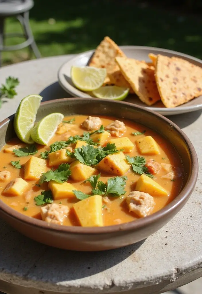 27 Chicken Tortilla Soup Instant Pot Recipes That Are Creamy & Easy - 24. Instant Pot Chicken Tortilla Soup with Pineapple