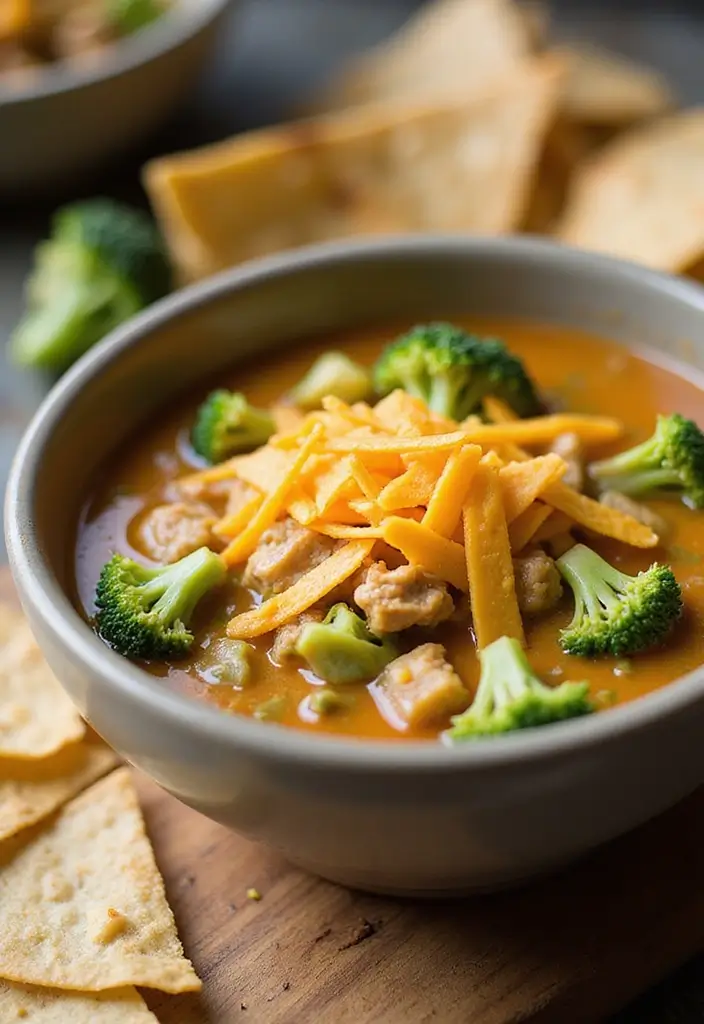 27 Chicken Tortilla Soup Instant Pot Recipes That Are Creamy & Easy - 27. Instant Pot Chicken Tortilla Soup with Broccoli