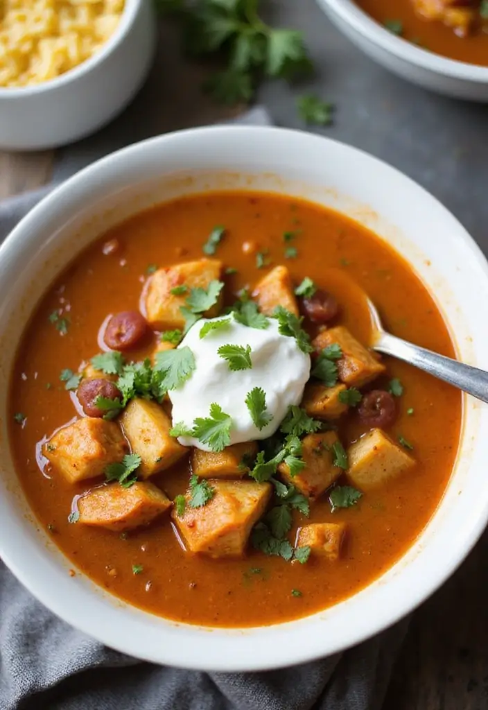 27 Chicken Tortilla Soup Instant Pot Recipes That Are Creamy & Easy - 3. Spicy Chipotle Chicken Tortilla Soup