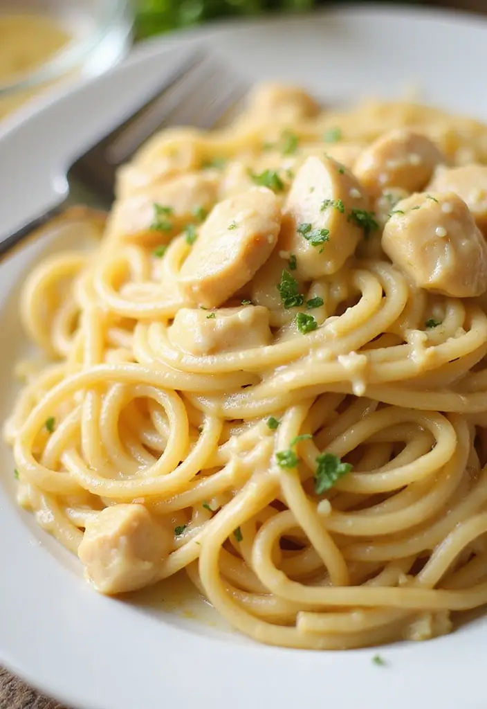 27 Gluten Free Chicken Alfredo Recipes That Are Creamy & Safe - 3. Garlic Butter Chicken Alfredo