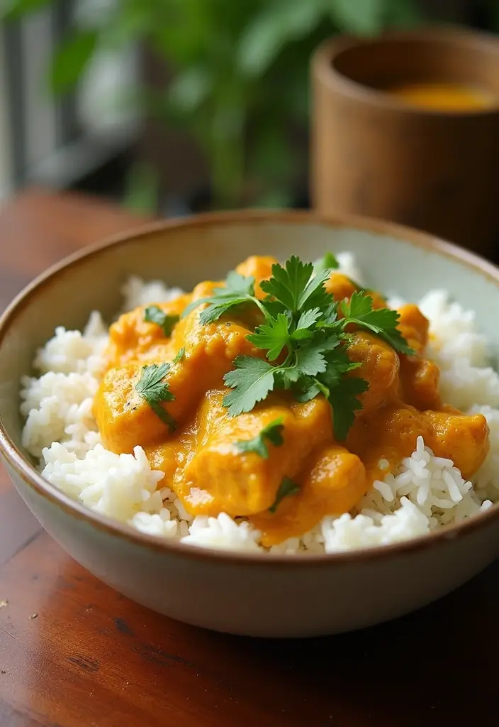 27 Ground Chicken Crockpot Recipes That Are Set-and-Forget Simple - 10. Chicken Curry with Coconut Milk