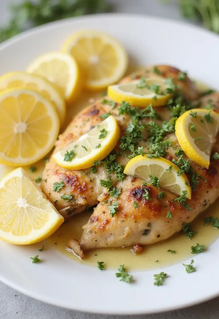 27 Healthy Stuffed Chicken Breast Recipes That Feel Fancy but Easy - 25. Lemon Garlic and Herb Stuffed Chicken