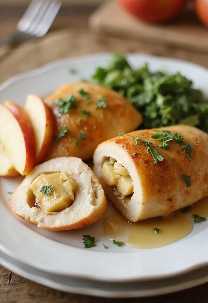 27 Healthy Stuffed Chicken Breast Recipes That Feel Fancy but Easy - 8. Apple and Brie Stuffed Chicken