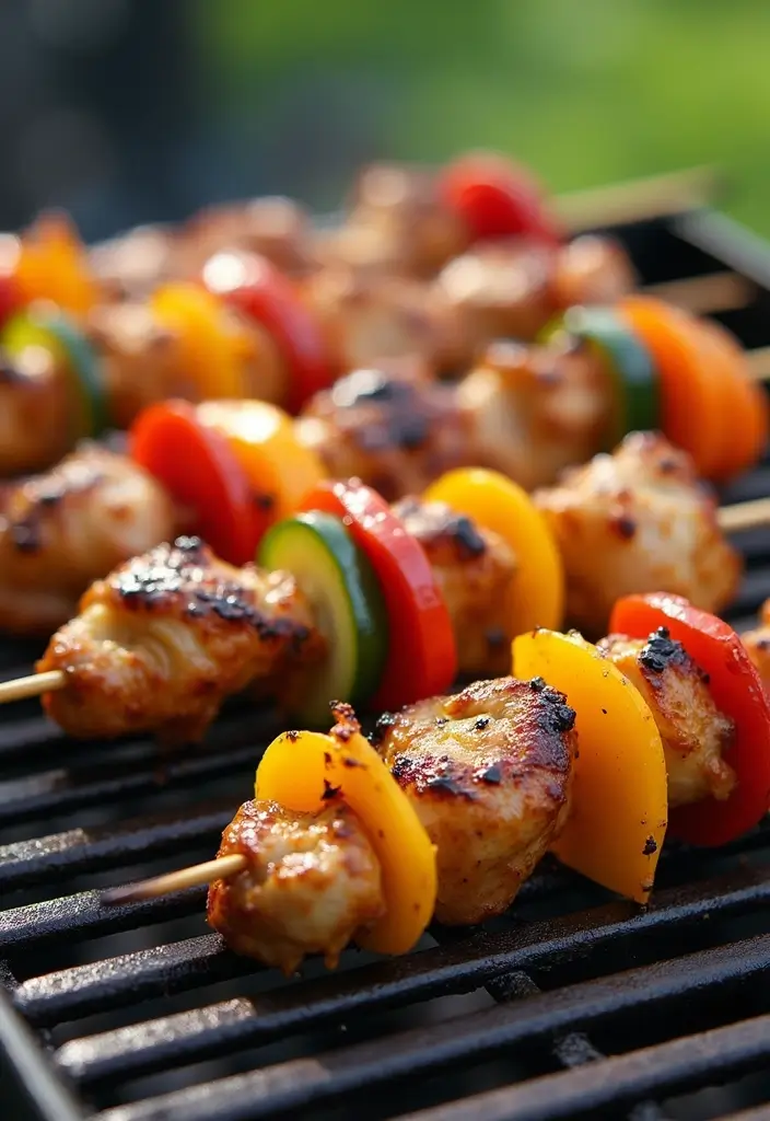 27 Mississippi Pot Roast Chicken Recipes That Are Southern-Style Comfort - 20. Mississippi Chicken and Veggie Skewers