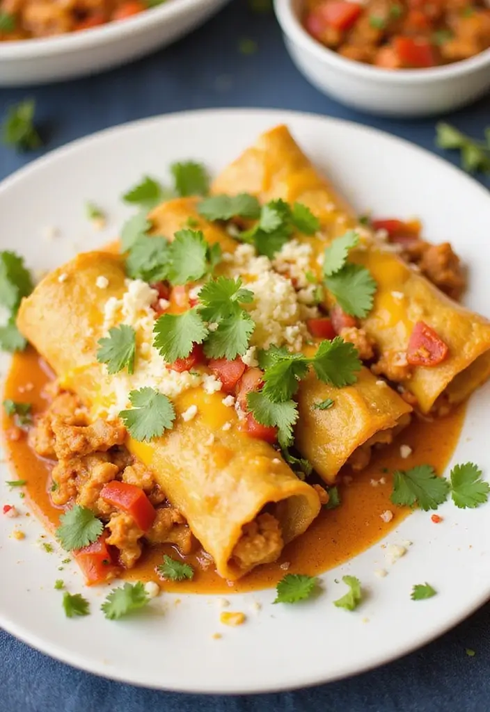 27 Mississippi Pot Roast Chicken Recipes That Are Southern-Style Comfort - 4. Mississippi Pot Roast Chicken Enchiladas