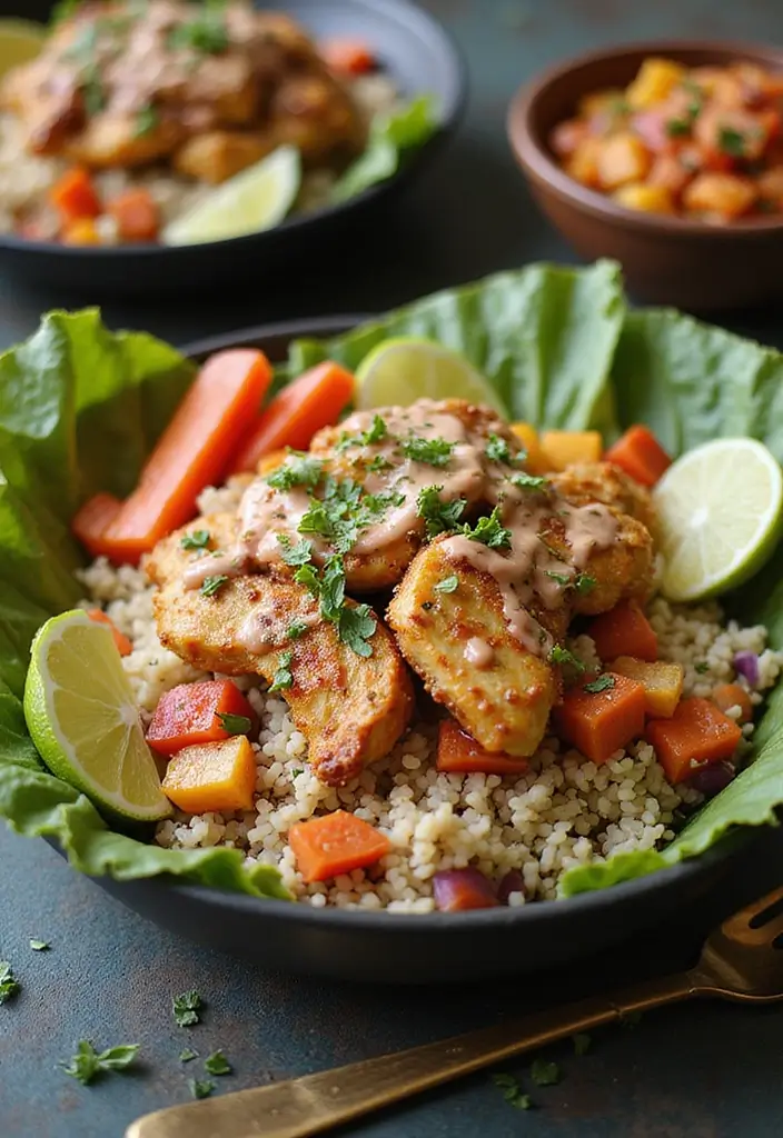 27 Quick, Easy & Delicious Chicken Breast Recipes Perfect for Busy Weeknights - 18. Chicken Shawarma Bowls