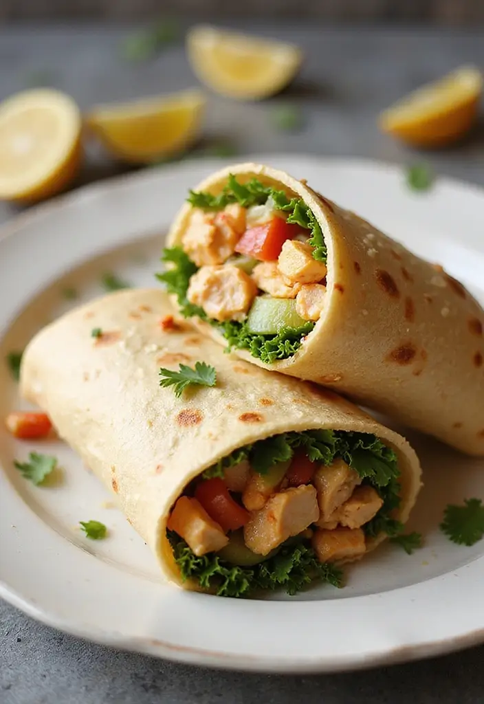 27 Quick, Easy & Delicious Chicken Breast Recipes Perfect for Busy Weeknights - 19. Chicken Caesar Wraps