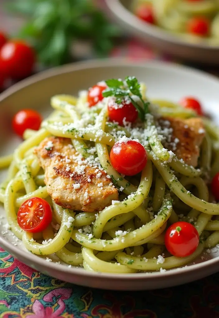 27 Quick, Easy & Delicious Chicken Breast Recipes Perfect for Busy Weeknights - 20. Chicken Pesto Pasta