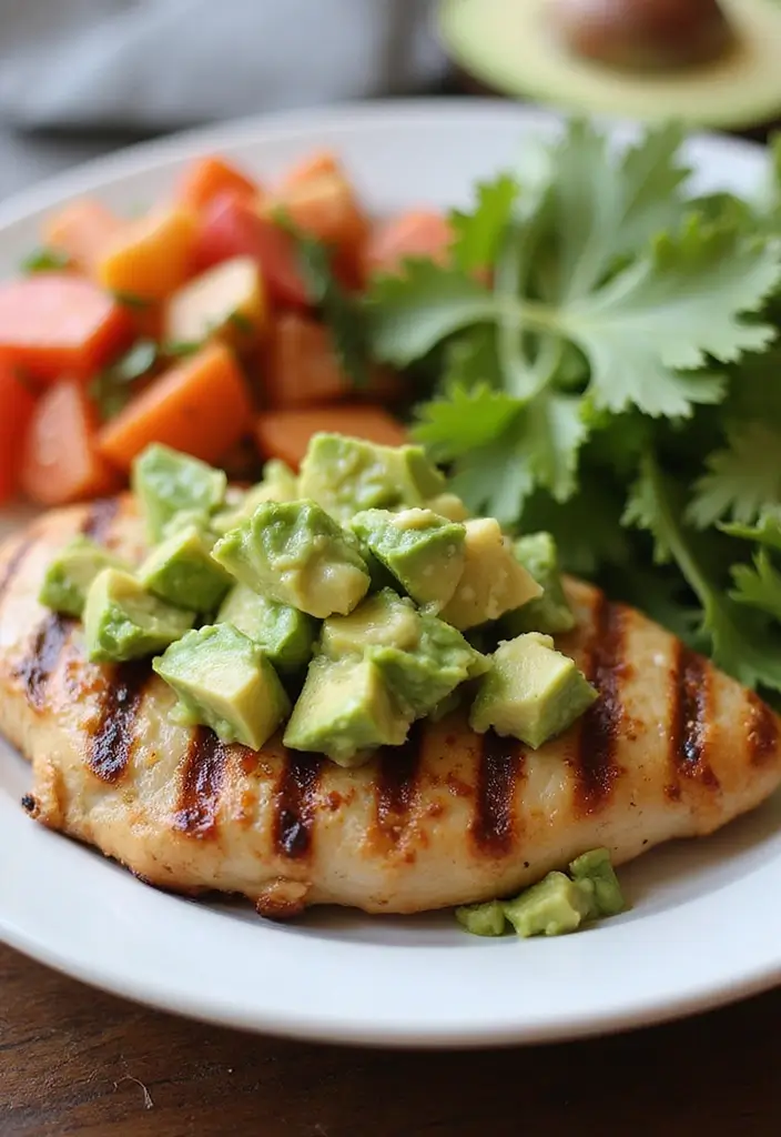 27 Quick, Easy & Delicious Chicken Breast Recipes Perfect for Busy Weeknights - 27. Chicken with Avocado Salsa
