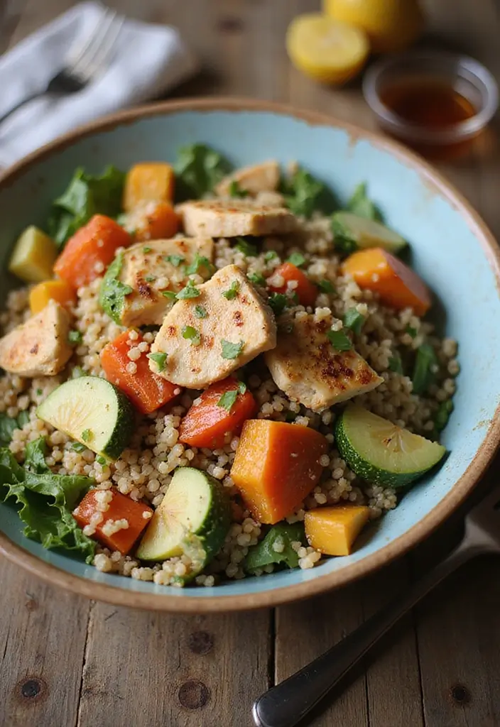 27 Quick, Easy & Delicious Chicken Breast Recipes Perfect for Busy Weeknights - 6. Chicken and Quinoa Bowl