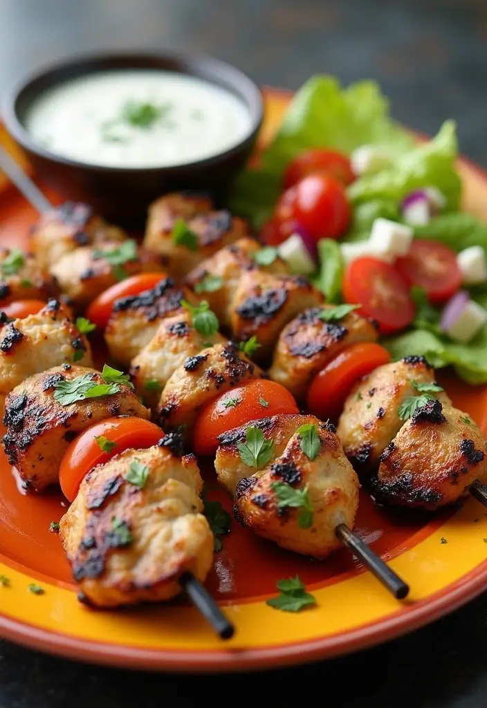 27 Quick, Easy & Delicious Chicken Breast Recipes Perfect for Busy Weeknights - 7. Mediterranean Chicken Skewers
