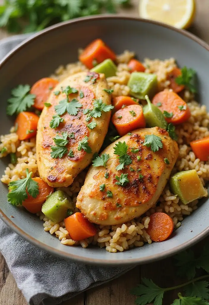 27 Rice-A-Roni Chicken and Rice Recipes That Are Nostalgic & Easy - 23. Chicken and Rice Primavera