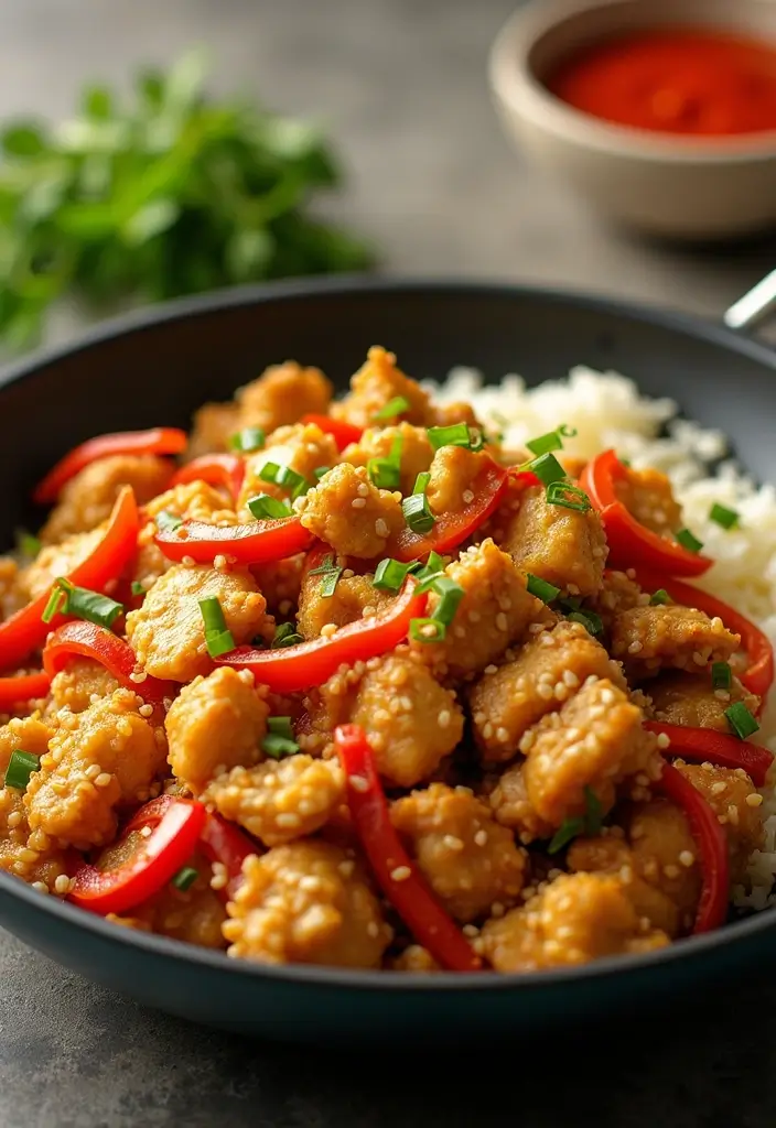 27 Rice-A-Roni Chicken and Rice Recipes That Are Nostalgic & Easy - 4. Spicy Chicken and Rice Stir-Fry