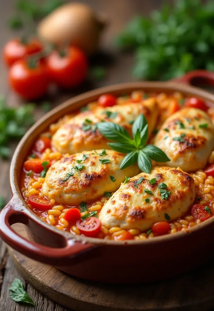 27 Rice-A-Roni Chicken and Rice Recipes That Are Nostalgic & Easy - 8. Italian Chicken and Rice Bake