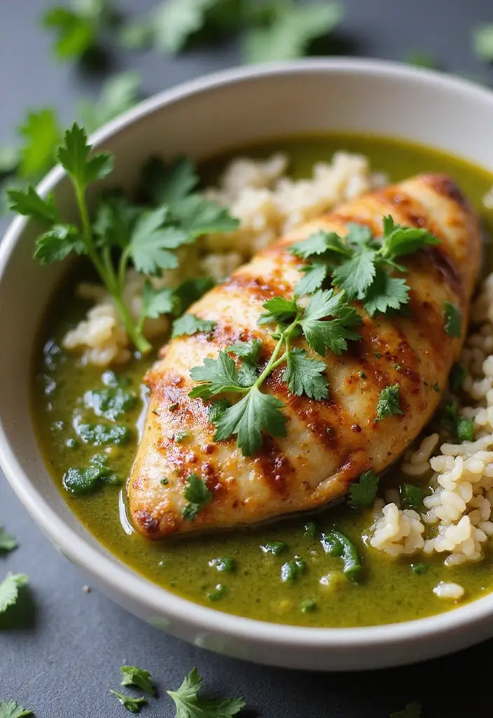 27 Sauces for Chicken and Rice Recipes That Complete the Dish - 7. Herbaceous Chimichurri Sauce