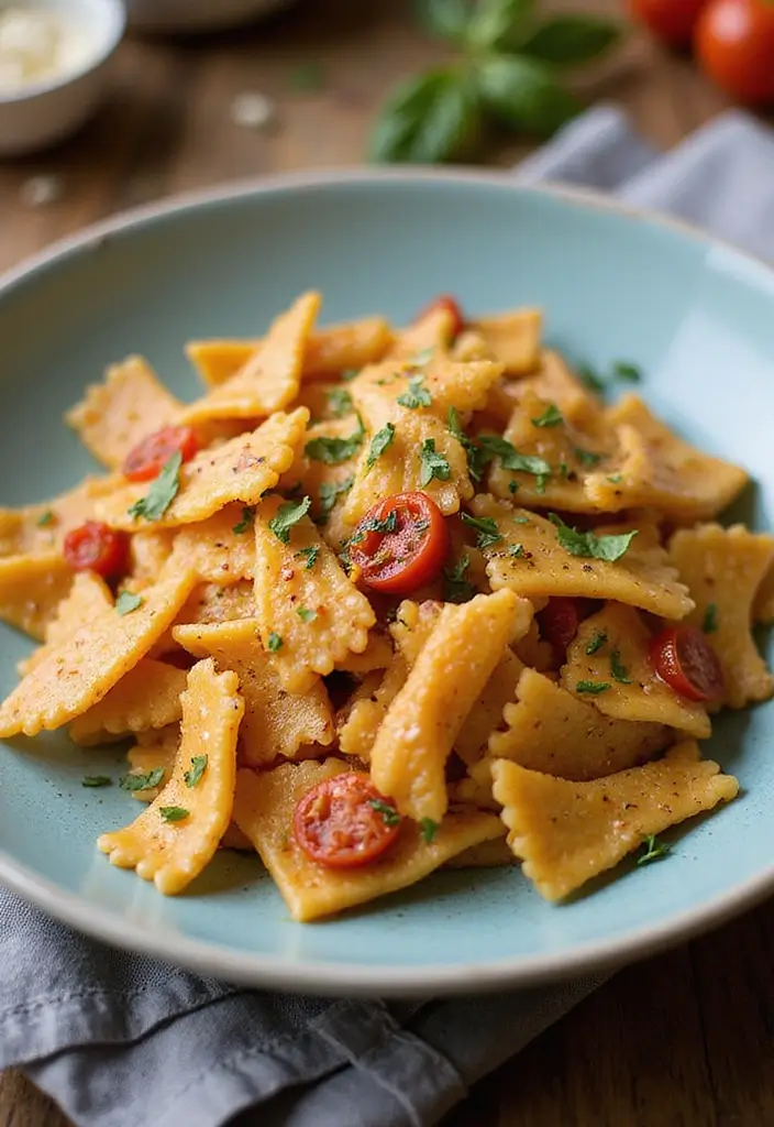 27 Sun Dried Tomato Chicken Pasta Recipes That Are Creamy & Tangy - 24. Sun Dried Tomato Chicken Bowtie Pasta