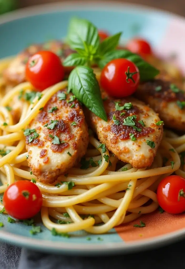 27 Sun Dried Tomato Chicken Pasta Recipes That Are Creamy & Tangy - 8. Sun Dried Tomato Pesto Chicken Pasta