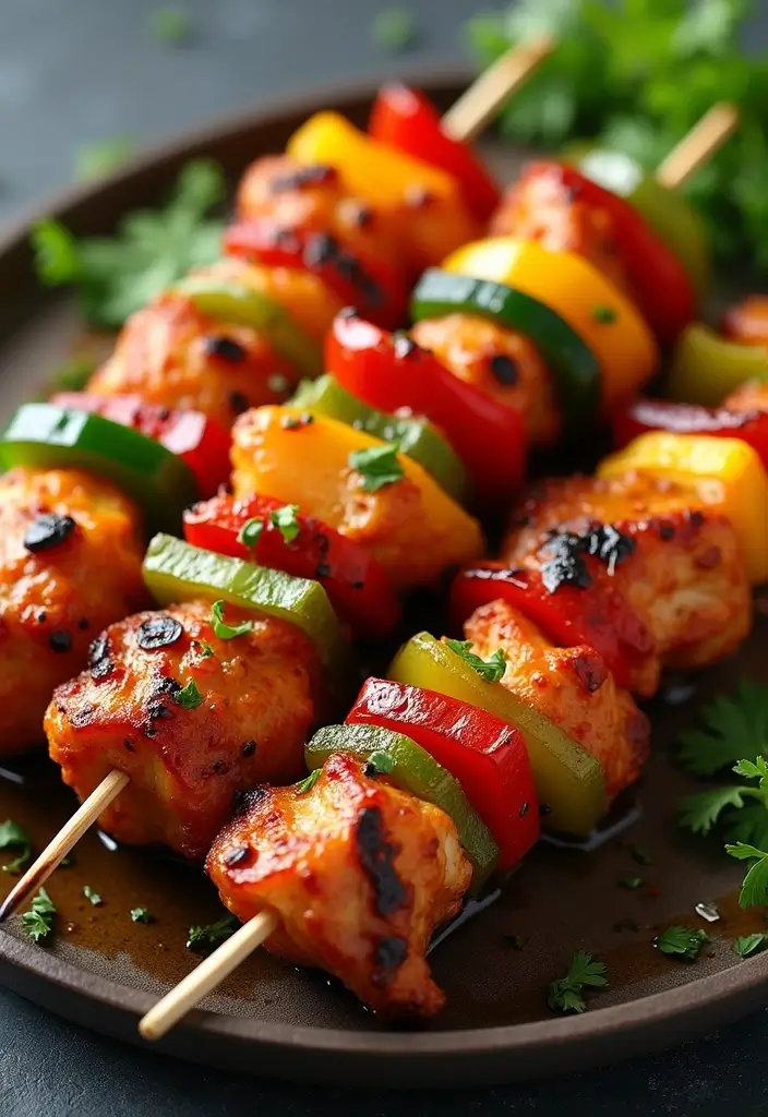 28 Carnivore Diet Chicken Recipes That Are Simple & Filling - 8. Barbecue Chicken Skewers
