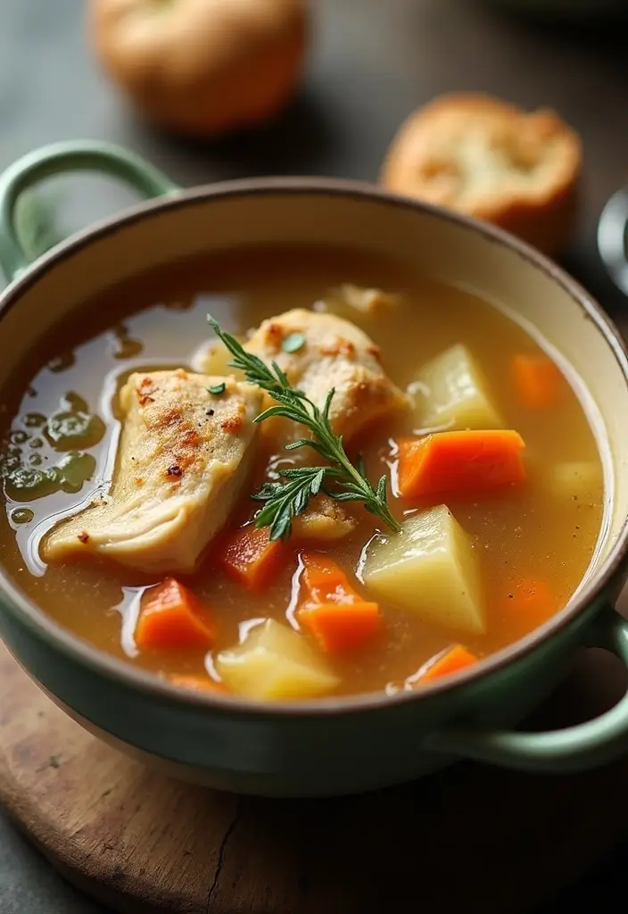 28 Carnivore Diet Chicken Recipes That Are Simple & Filling - 9. Chicken and Bone Broth Soup