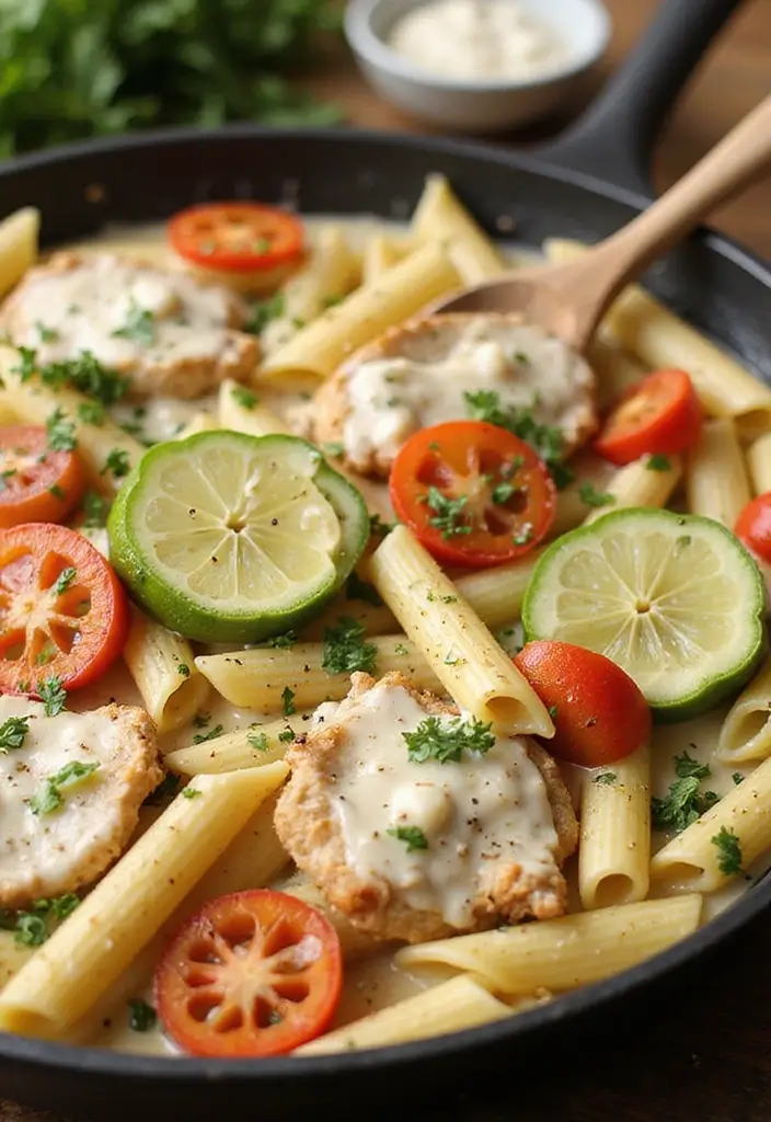 28 Chicken Alfredo Penne Pasta Recipes That Are Restaurant Quality - 5. One-Pan Chicken Alfredo Penne