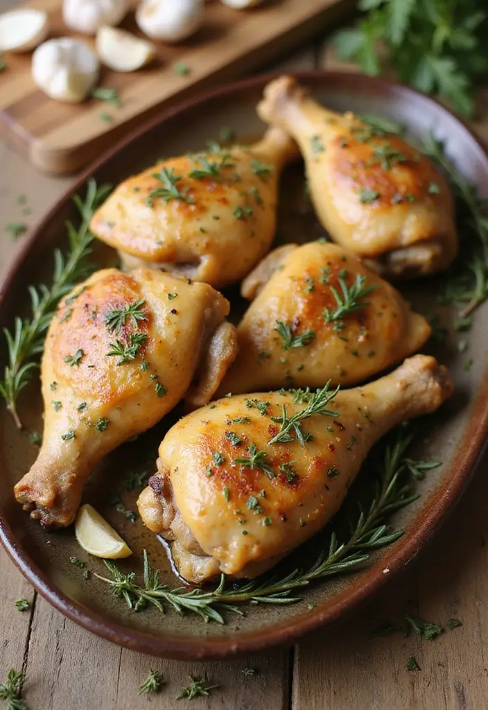 28 Chicken Drumsticks in the Oven Recipes That Are Juicy Every Time - 1. Classic Herb and Garlic Drumsticks