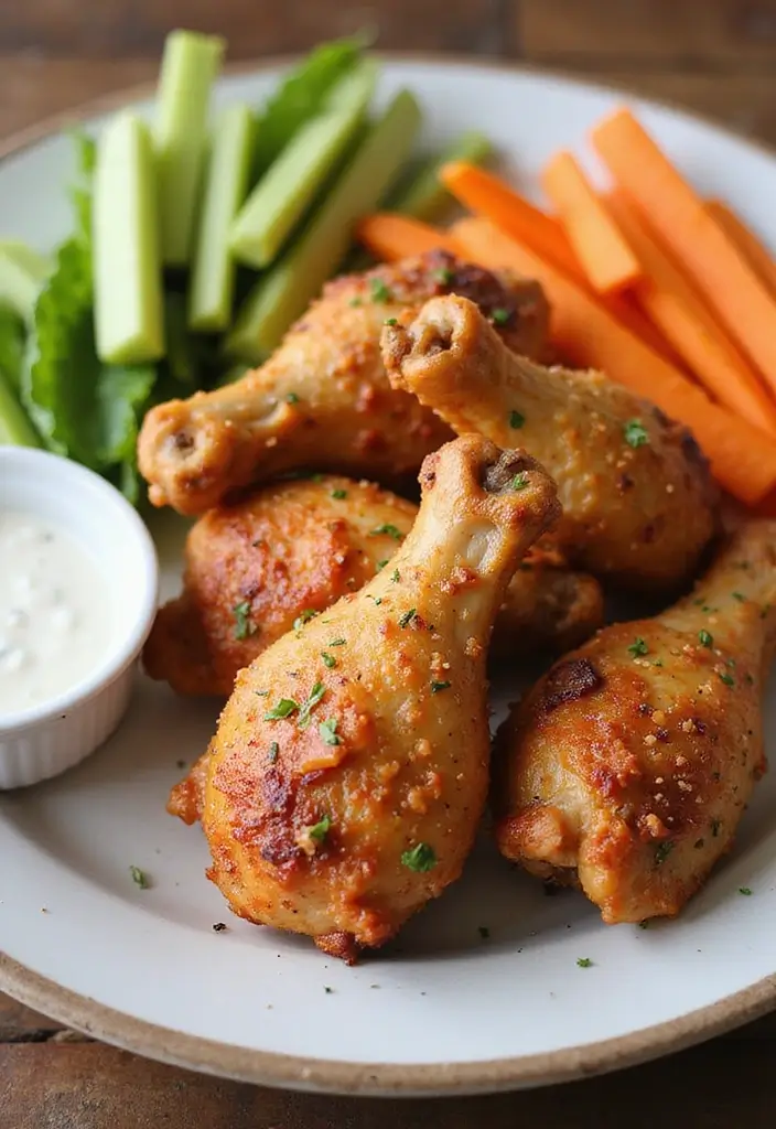 28 Chicken Drumsticks in the Oven Recipes That Are Juicy Every Time - 17. Ranch Seasoned Drumsticks