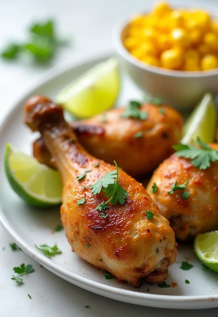28 Chicken Drumsticks in the Oven Recipes That Are Juicy Every Time - 19. Cilantro Lime Drumsticks