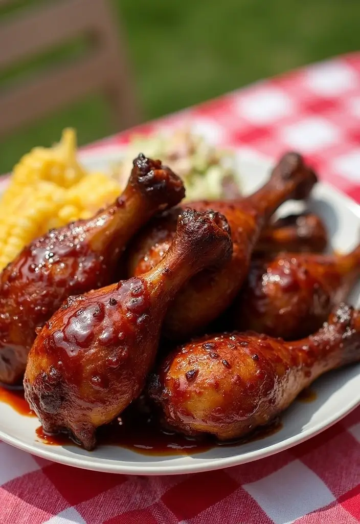 28 Chicken Drumsticks in the Oven Recipes That Are Juicy Every Time - 2. BBQ Glazed Drumsticks