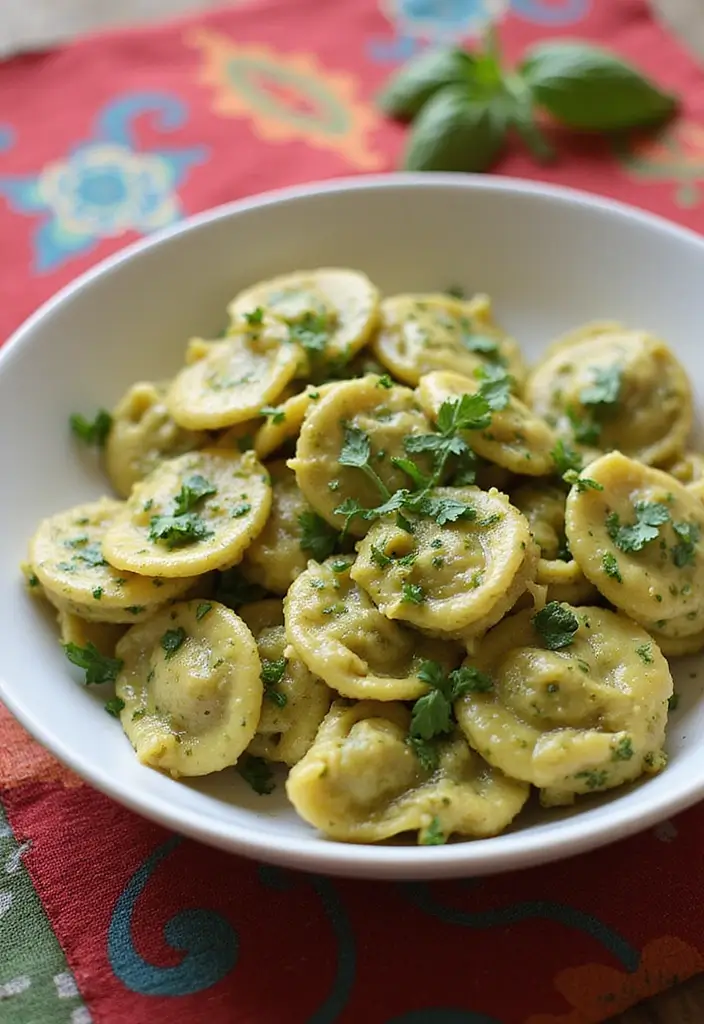 28 Chicken Pesto Pasta Recipes That Taste Bright & Herby - 24. Chicken Pesto Tortellini