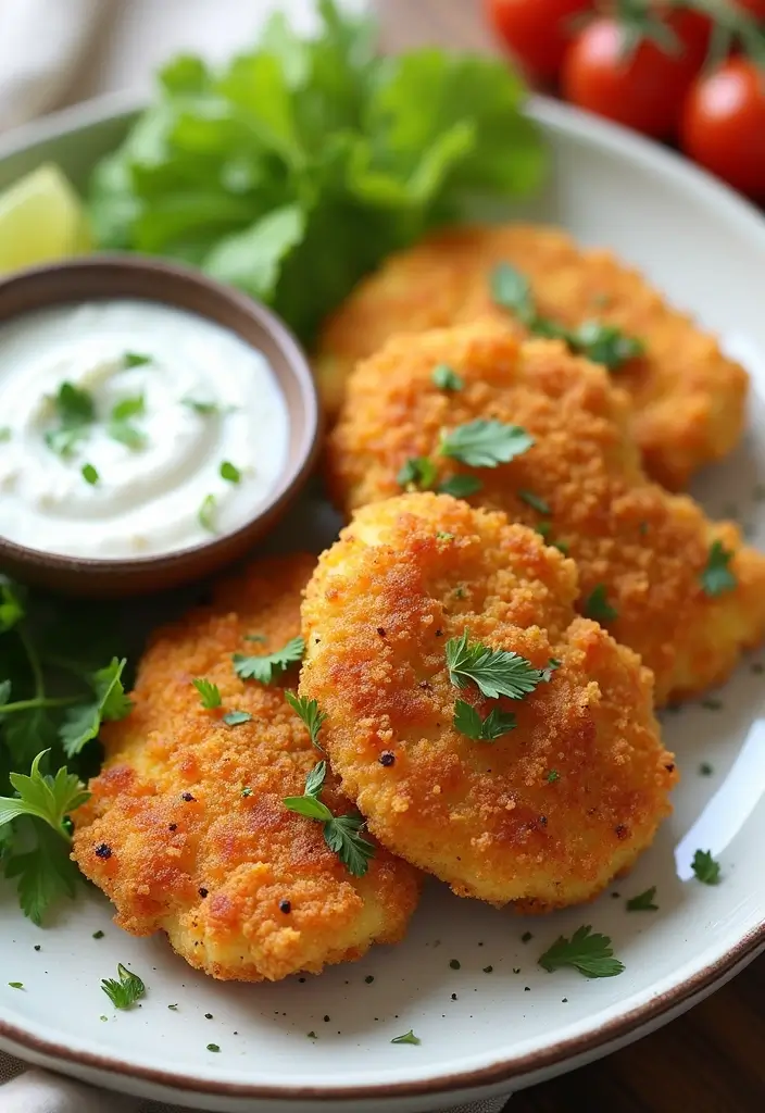 28 Corn Flake Chicken Tenders That Are Crunchy & Family-Friendly - 10. Mediterranean Corn Flake Chicken Tenders