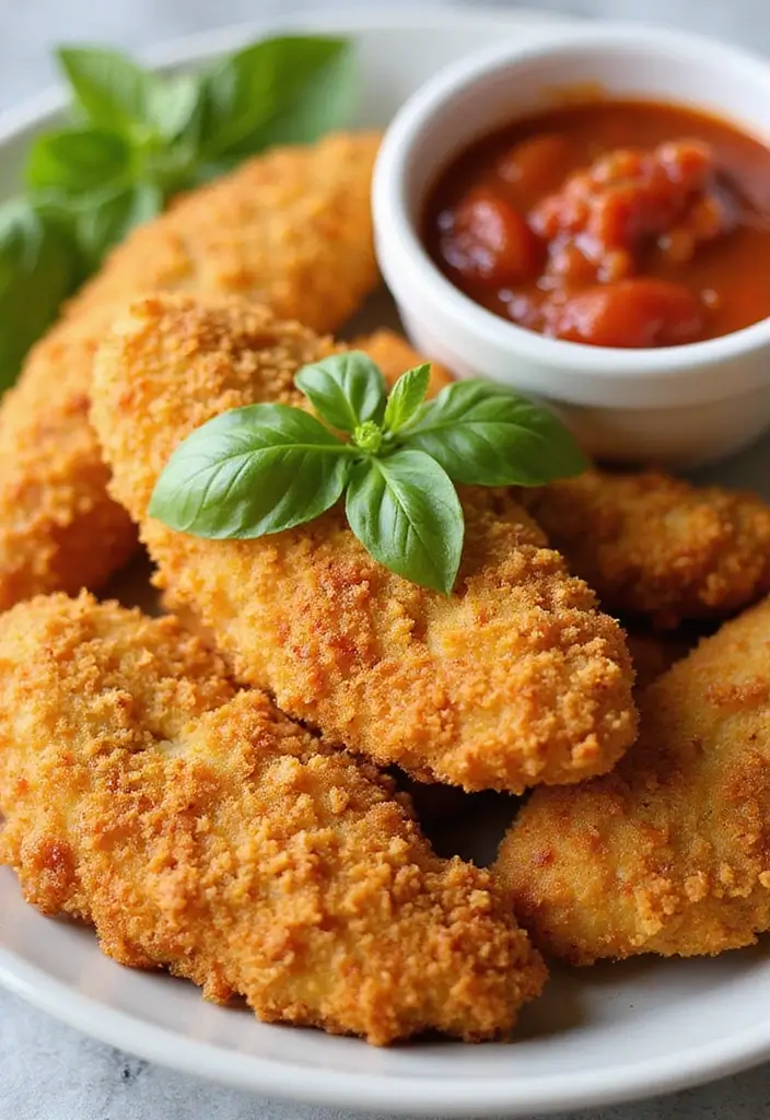 28 Corn Flake Chicken Tenders That Are Crunchy & Family-Friendly - 11. Italian Seasoned Corn Flake Chicken Tenders