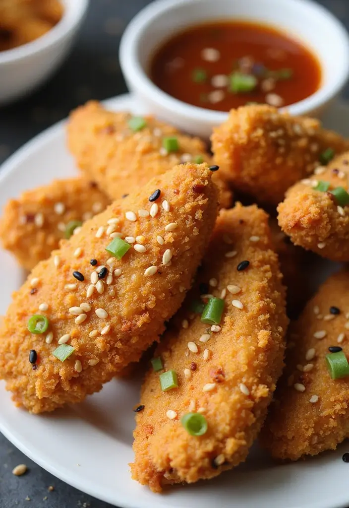 28 Corn Flake Chicken Tenders That Are Crunchy & Family-Friendly - 13. Asian-Style Corn Flake Chicken Tenders