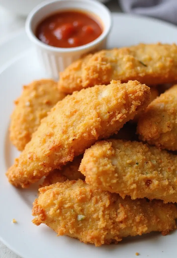 28 Corn Flake Chicken Tenders That Are Crunchy & Family-Friendly - 2. Parmesan Corn Flake Chicken Tenders