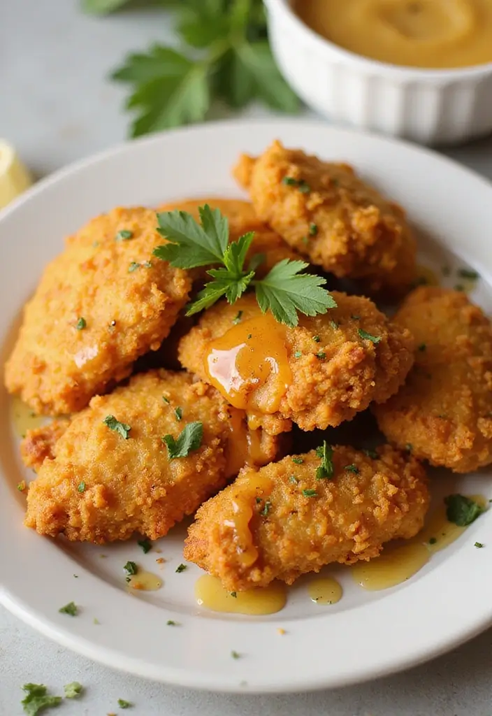 28 Corn Flake Chicken Tenders That Are Crunchy & Family-Friendly - 28. Classic Honey Corn Flake Chicken Tenders