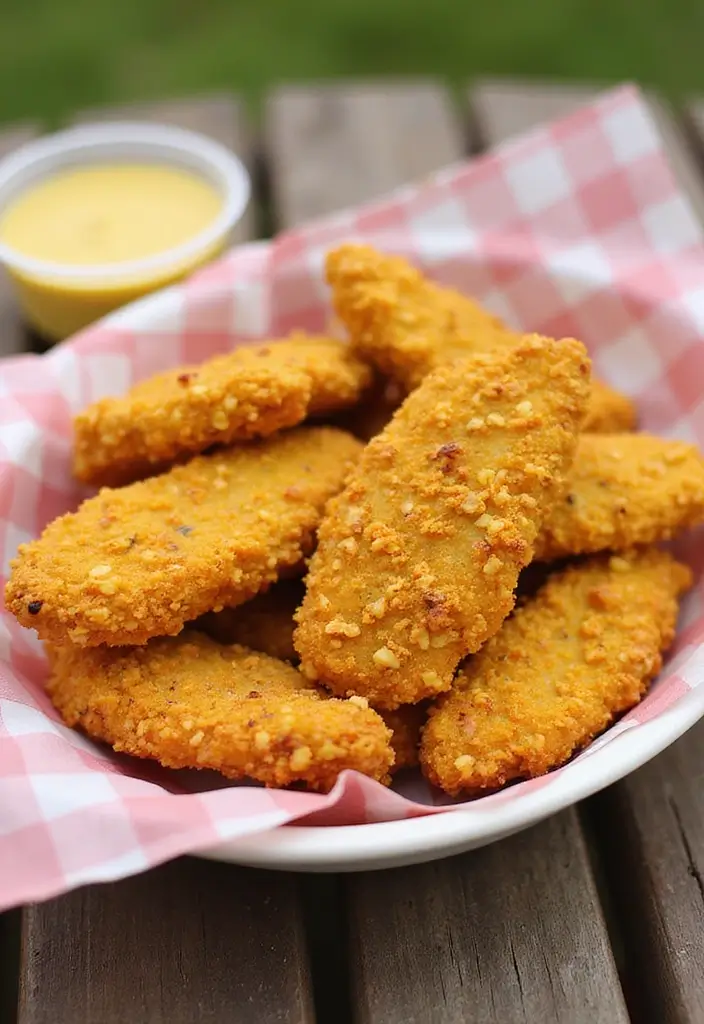 28 Corn Flake Chicken Tenders That Are Crunchy & Family-Friendly - 3. Honey Mustard Corn Flake Chicken Tenders
