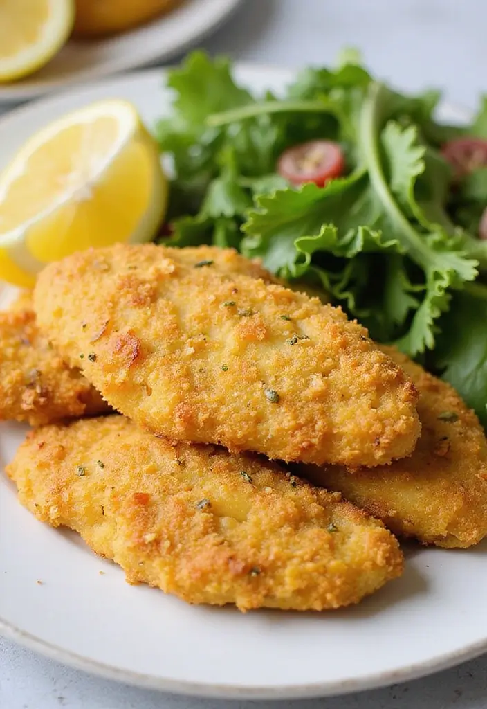 28 Corn Flake Chicken Tenders That Are Crunchy & Family-Friendly - 8. Lemon Pepper Corn Flake Chicken Tenders