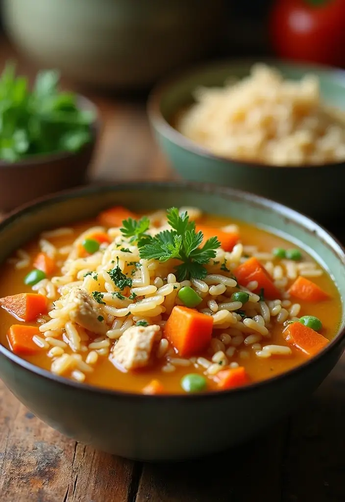 28 Easy Crockpot Chicken Noodle Soup Recipes That Simmer Perfectly - 13. Chicken Noodle Soup with Wild Rice