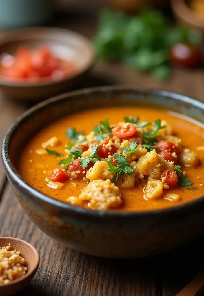 28 Easy Crockpot Chicken Noodle Soup Recipes That Simmer Perfectly - 28. Curried Chicken Noodle Soup